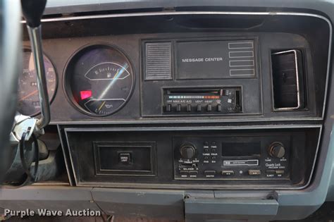 1989 Dodge D350 Flatbed Pickup Truck In Coffeyville Ks Item Ed9606 Sold Purple Wave