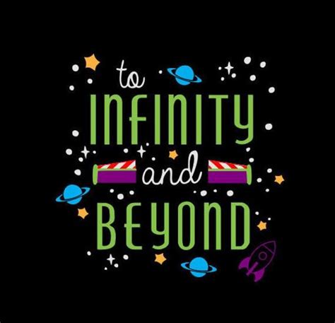 To Infinity And Beyond Toy Story Iron On Decal For Shirt Etsy Toy