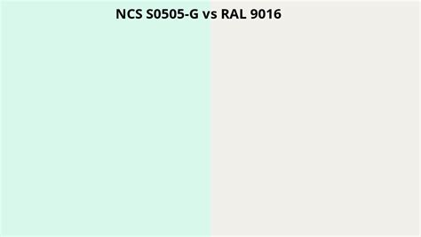 Ncs Index S0505 G Omzetten Naar Ral 9016 Ral Kleuren