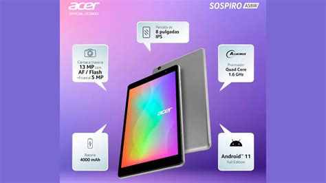 Android Acer Sospiro As Wallwinner A Phablet Jp