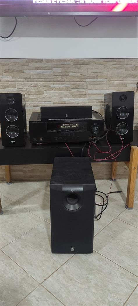 Amplificador Yamaha Colunas Subwoofer Loures OLX Portugal