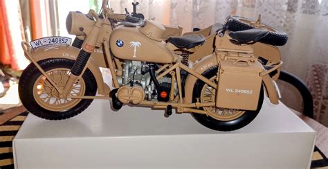 Model Schuco BMW R75 Sahara Africa Corps Skala 1 10 Stan Idealny