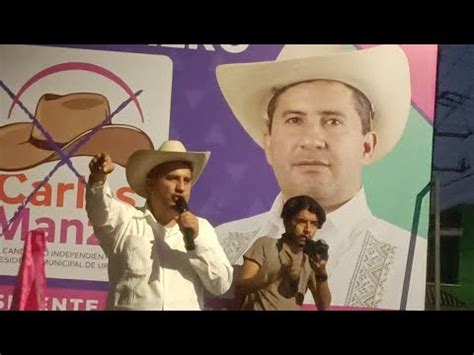 Carlos Manzo El Del Sombrero No Mas Policias Ratas En Uruapan Cero