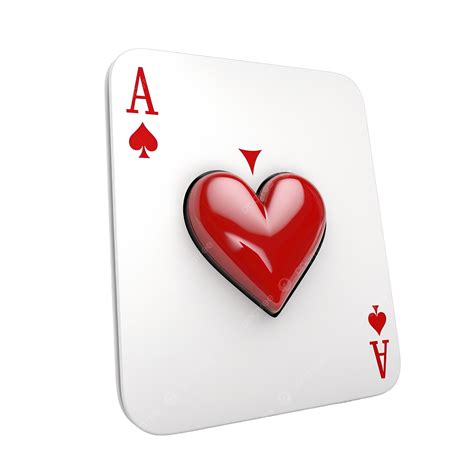 Ace Heart Playing Card D Ace Card Diamond Png Transparent Image And