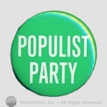 Mark with The words "Populist Party" written | #580420