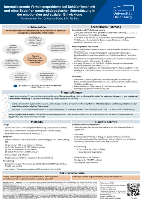 PDF Internalisierende Verhaltensprobleme bei Schüler innen mit und