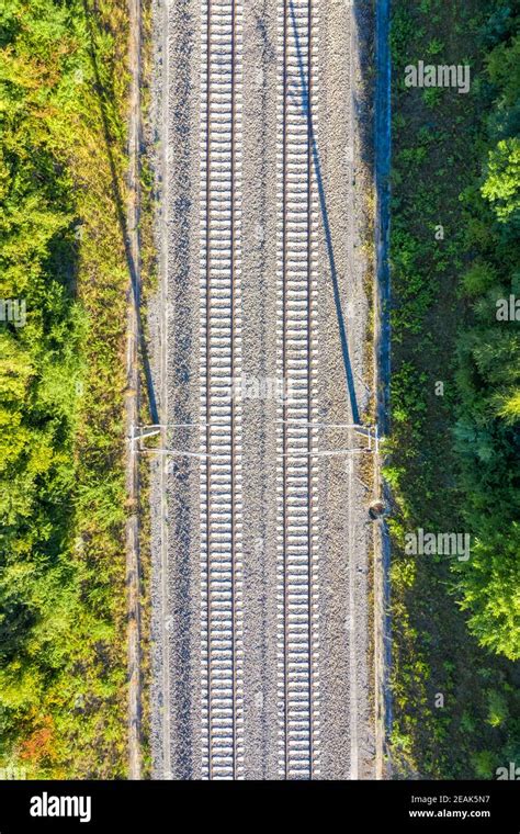 Aerial View Railway Track Birds Eye Hi Res Stock Photography And Images