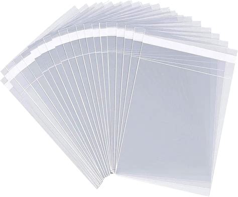 Amazon Borningfire 200 Pcs 6 X9 Clear Resealable Cellophane Bags