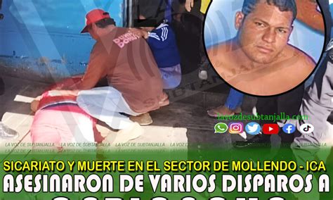 MUERTE Y BALAZOS EN AV MAURTUA SICARIOS ULTIMARON A CARLONCHO La