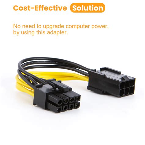 6 Pin To 8 Pin Pcie Adapter Cablecreation