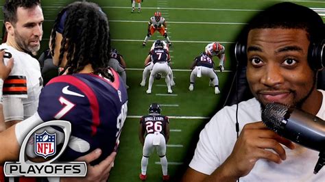 TEXANS FAN REACTS Cleveland Browns Vs Houston Texans Highlights