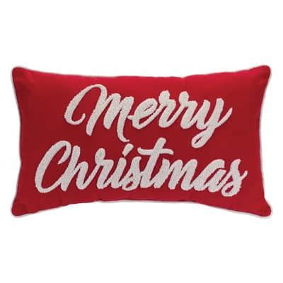 Merry Christmas Lumbar Pillow Michaels