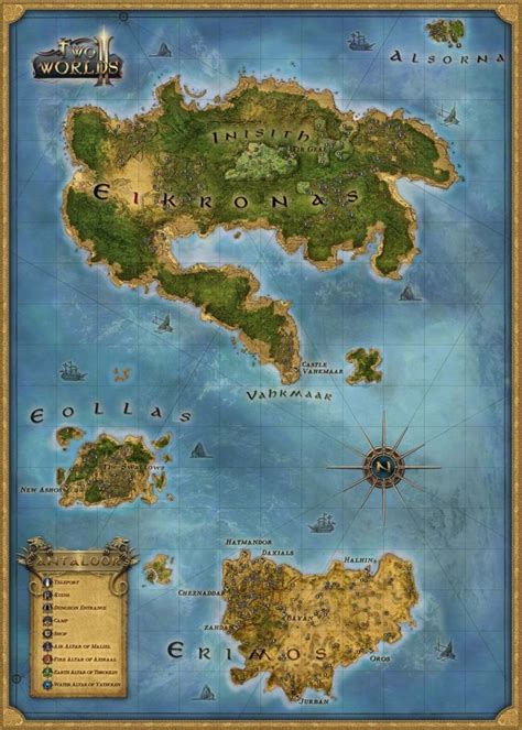 Map Of Celthronia In World Of Warcraft