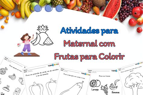 Atividades De Frutas Para Colorir Educa O Infantil Modisedu