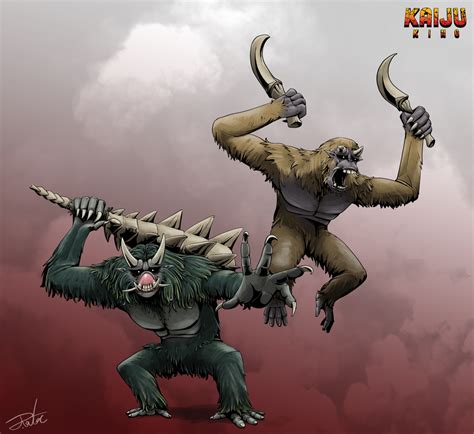 Kaiju King Sanda And Gaira By Gugenheim98 On DeviantArt Kaiju Kaiju