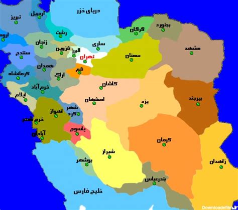 عکس نقشه ایران جدید