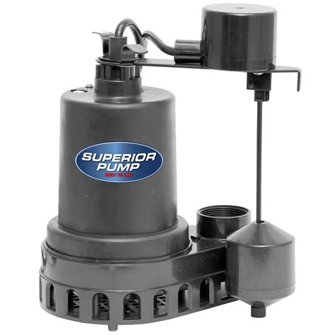 Superior Pump Hp Sump Pump With Vertical Float Switch Walmart