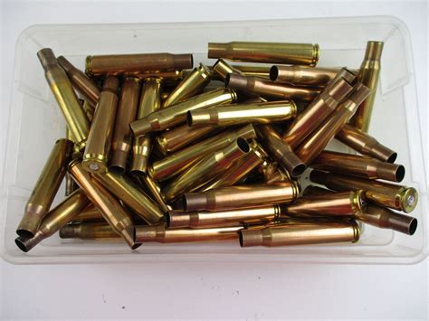 Assorted 50 Bmg Brass Cases