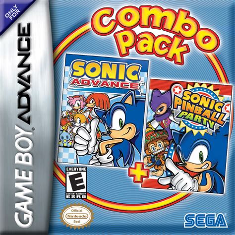 Combo Pack Sonic Advance Sonic Pinball Party Details Launchbox