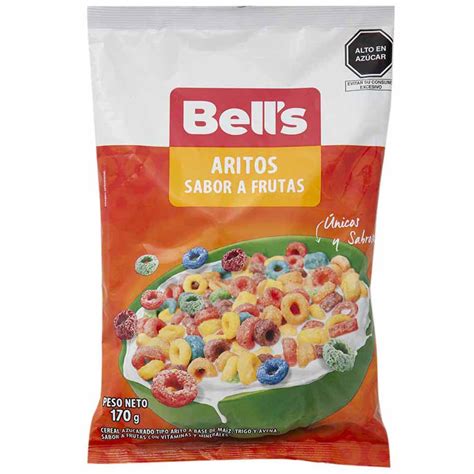 Cereal Bells Aritos Frutados Bolsa 170g Plazavea Supermercado