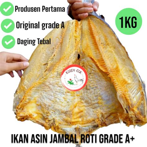 Jual Ikan Asin Jambal Roti Kg Daging Super Tebal Ngeprul Asli