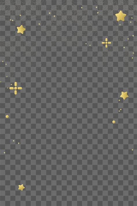 Png Aesthetic Aesthetic Backgrounds Golden Star Borders Template