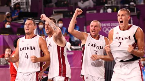 Latvia Makes It To The Finals Of 3x3 Basketball Finals In Tokyo