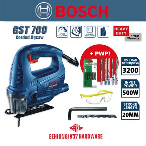 Bosch Gst 700 Gst 680 Professional Jigsaw With T111c Basic Wood Jigsaw Blade Gst700 Gst680 Mesin