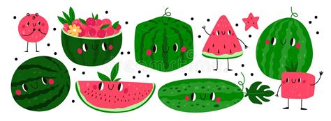 Watermelon Mascots Stock Illustrations 47 Watermelon Mascots Stock