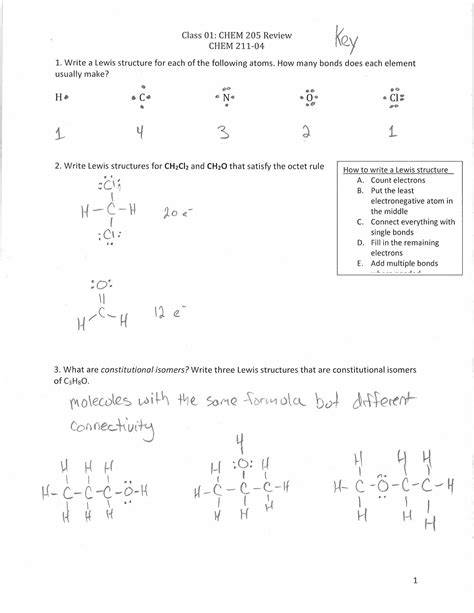 Solution Organic Chemistry Basic Review Worksheetanswers