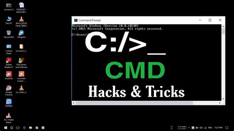 Cmd Tips And Tricks । Command Prompt । Basics Cmd । Very Useful Cmd । All Windows Youtube