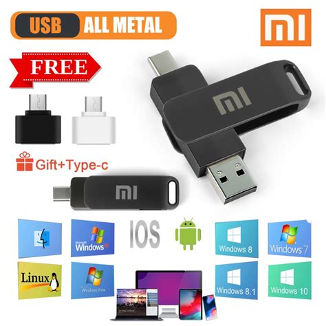 Xiaomi Original Otg Metal Pendrive Tb Tb G Gb G Tipo C Usb