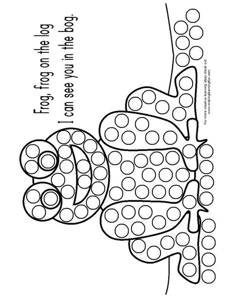 Pin On Spring Do A Dot Marker Free Coloring Pages Preschool Coloring