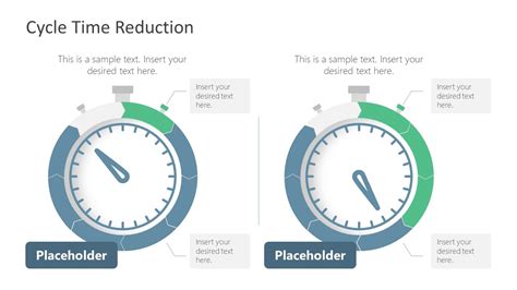 Stopwatch Cycle Time Reduction Template SlideModel