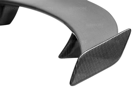 Seibon® Rs16hdcv4 Gt Gt Style Gloss Black Carbon Fiber Rear Spoiler