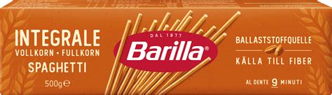 Integrale Vollkorn Spaghetti Mit Zitronenthymian Barilla