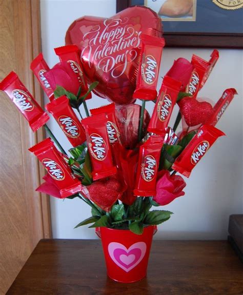 Valentines Candy Bouquet Valentine Bouquet Candy Arrangements