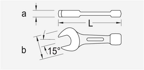 Gedore Metric Open End Slogging Spanner Wrench Mm Primetools