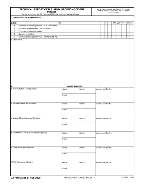 Da Form Ab Fillable Printable Forms Free Online