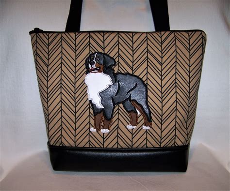 Bernese Mountain Dog Purse Bernese Mountain Dog Handbag Etsy Dog