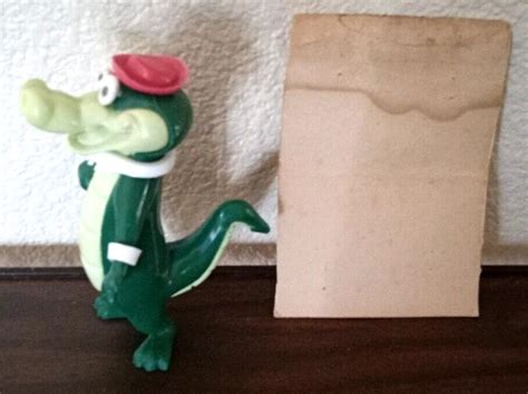 1960s Wally Gator Vinyl Figure With Box Panel France Rare Hanna Barbera