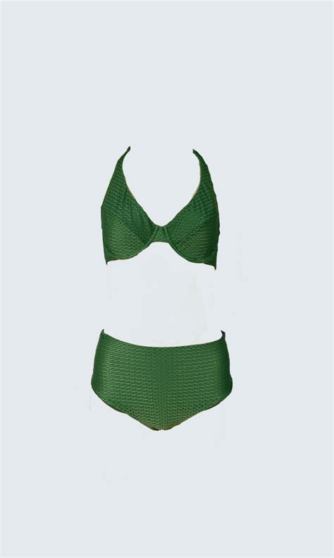 Bikini Milagros Verde Militar Praia Brava