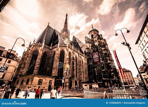 View Of Famous St Stephens Cathedral Wiener Stephansdom At