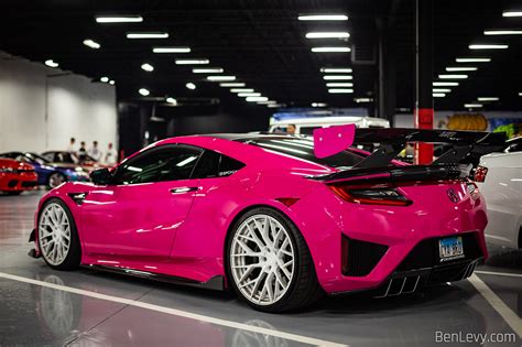 Pink Acura NSX At Indoor Car Show In Chicago BenLevy