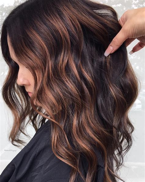 Looks With Caramel Highlights On Brown Hair For Hair Color