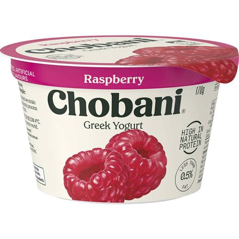 High Protein Chobani Raspberry Greek Yogurt MyWellabee