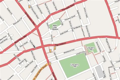 Holborn London Map