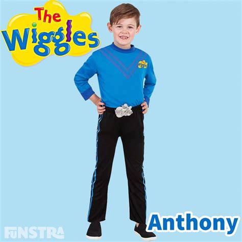 The Wiggles - Anthony Wiggle Blue Dress Up Costume Anthony Wiggle ...