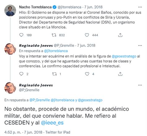 J De Ribas On Twitter Interesantes Comentarios Sobre El Coronel