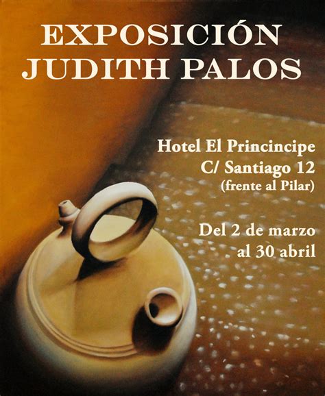 Cartel de exposición Judith Palos